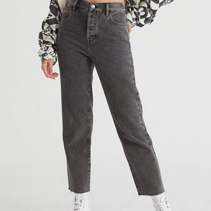 PacSun Eco Black High Waisted Straight Leg Jeans
